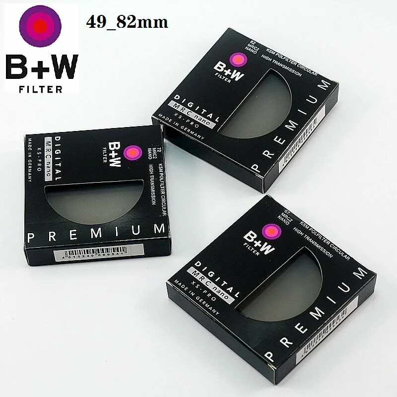 B + W CPL Digital XS-PRO MRC Nano Haze Filter 49_52_55_58_62_67_72_77_82mmCPL KSM поляризатор/поляризационный CIR-PL
