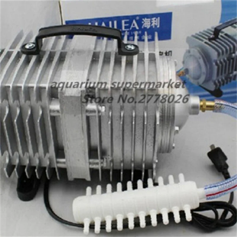 

hailea ACO-380 380W aluminum alloy electromagnetic air compressor for aquarium fish pond oxygen pump breeding