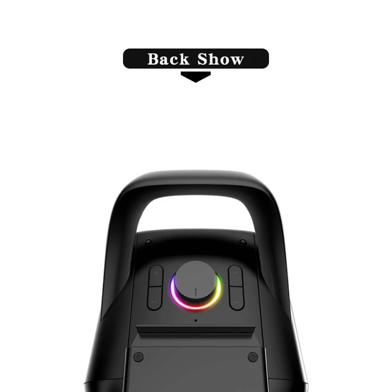 Quente sem Fio Alto-falante de Teatro em Casa Suporte do Telefone Venda Bluetooth Multifuncional Móvel Luz Portátil Alta Potência d Rgb - Image 4