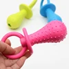Pet Chew Toy Soft Rubber Bite-resistance Bone Shape Teeth Grinding Chewing Toys for Small Dogs Training Pet Supplies 2