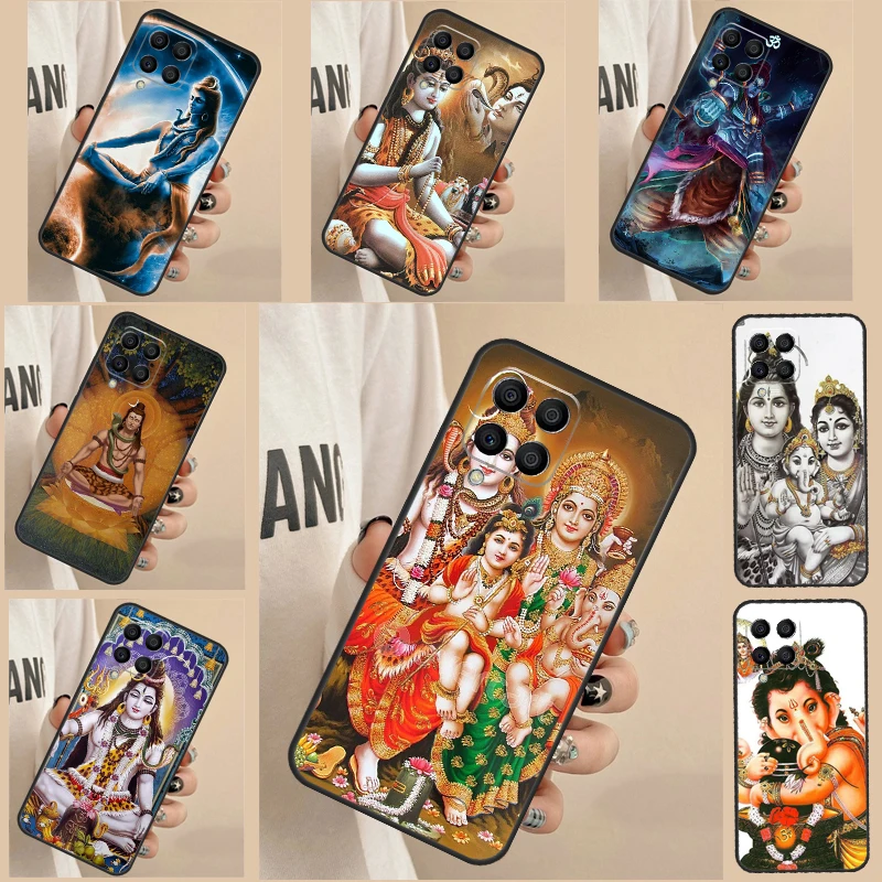 God Diety Hindu Ganesha Shiva Custodia Per Telefono Per Samsung A53 A33 A13 A52 A32 A22 A12 A50 A70 A51 A71 A14 A24 A34 A54 Cover