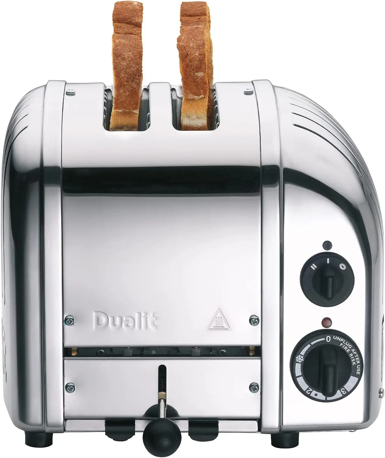 2 slice toaster, Chrome,classic  style modern performance, Defrost settings, mechanical browning controls 5