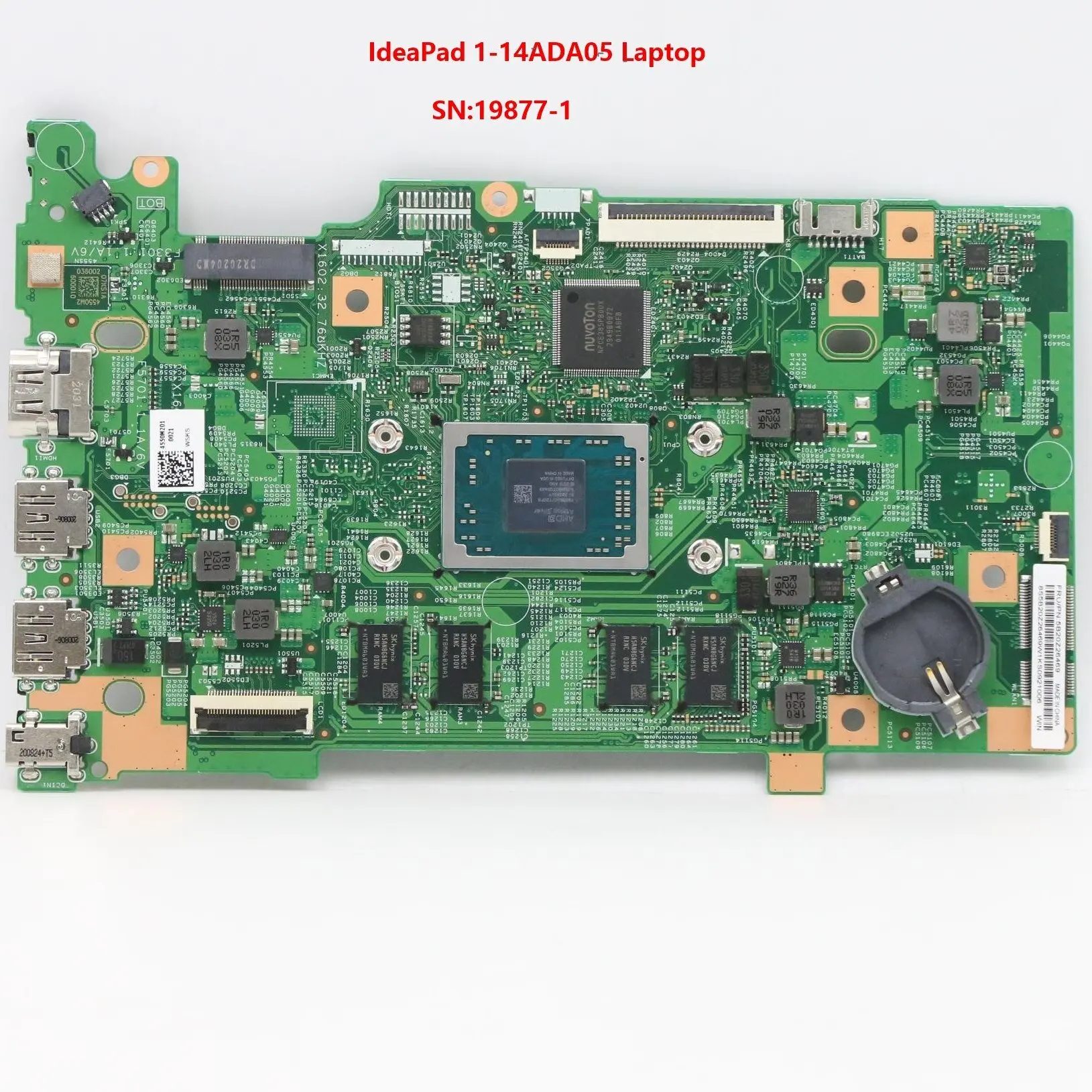 Ideapad-placa-mãe do Computador Portátil sn 198771 Fru pn 5b20z26472 Processador Central 3020e R3050e 82gw Uma Modelo 64g Múltiplo Opcional 14ada05