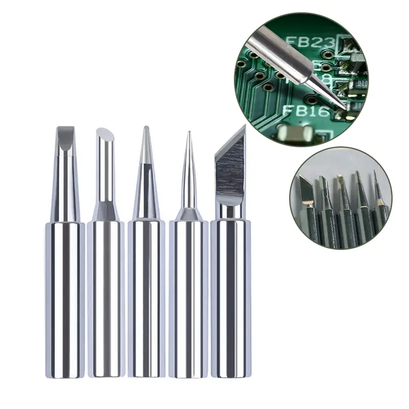 5pcs Solder Tips Soldering Solder Iron Tips Head Bit For 936/937/938/969 Soldering Station Soldering tools For Welding Accessory - Image 5