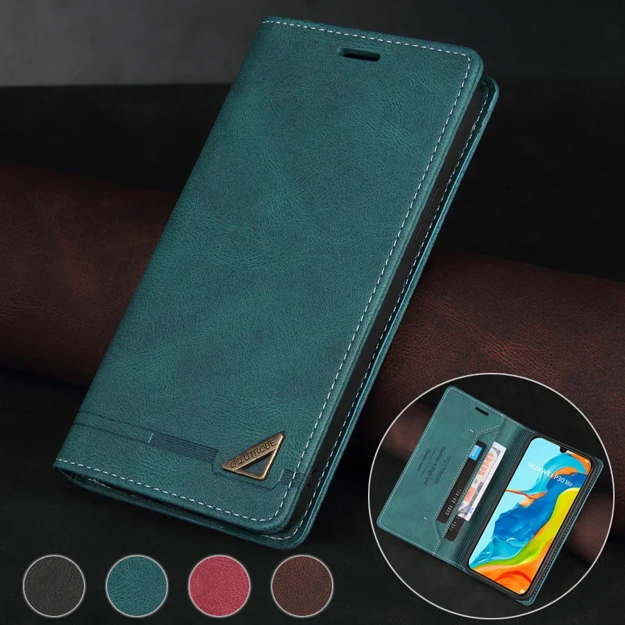Leather Wallet Flip Case - Elegant Protection