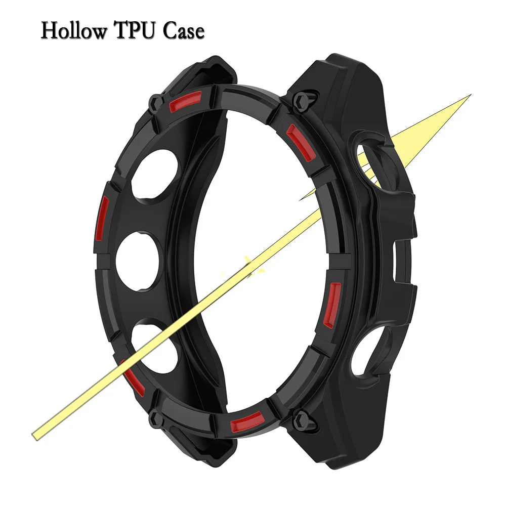 Durable TPU Watch Shell Protector with Colorful Decoration
