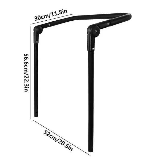 Összecsukható Push Fogantyú Könnyű Tartó Tartalék Alkatrész Forgó, Kemping Kosár Kerti Bevásárlókosár - Image 6