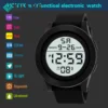 Eillysevens Men Digital Watch Led Display 50m 2024 Male Wristwatch Alarm Clock Sports Electronic Watches Relogio Masculino 4