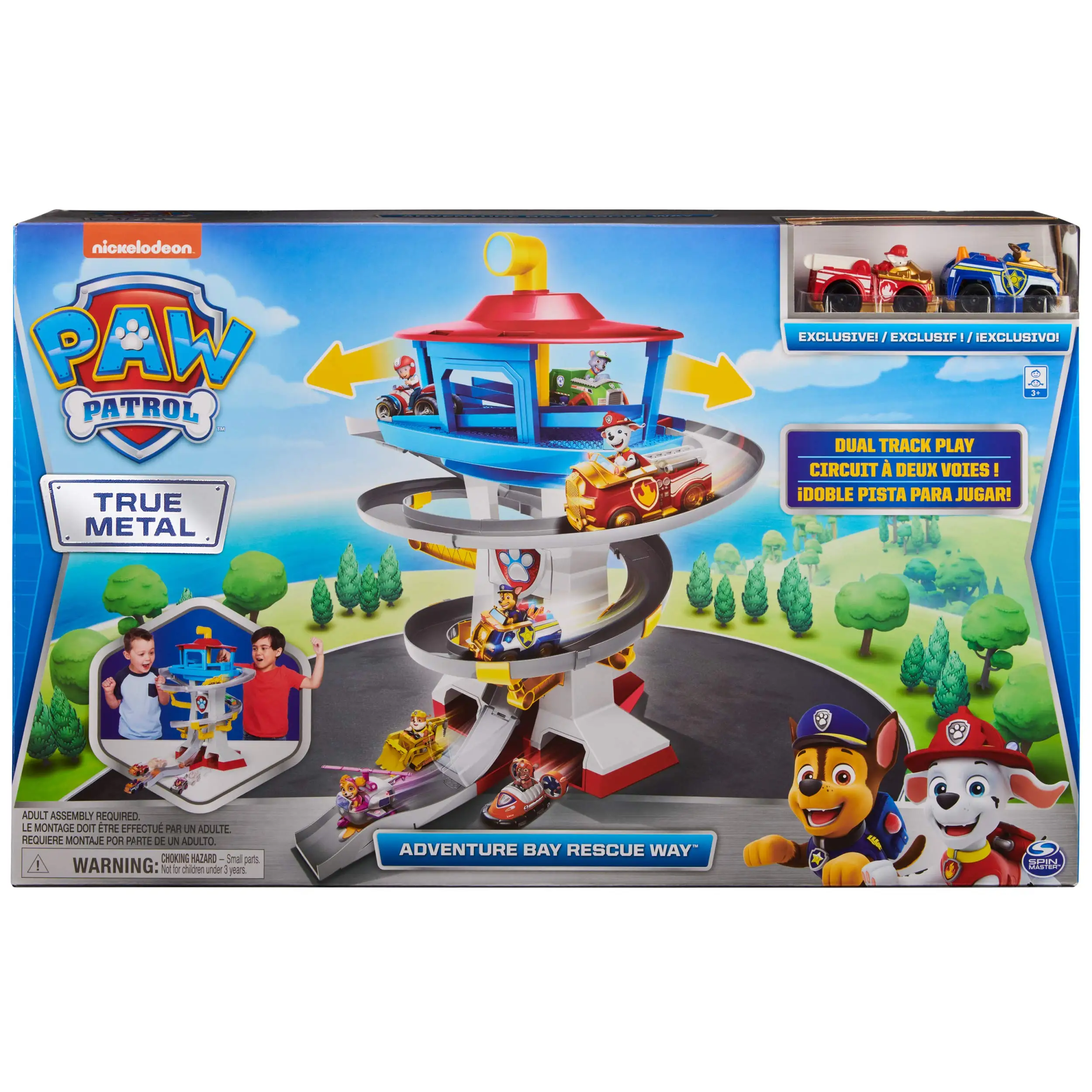 thumbnail image 1 of Figuras de acción originales de Paw Patrol True Metal Adventure Bay Rescue Way, juguetes de Paw Patroller Chase Marshall Skye, juguete coleccionable para niño, 1 of 5