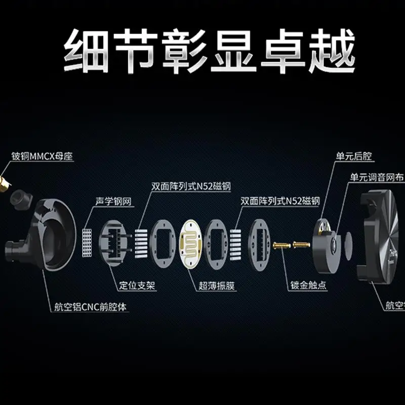 

Новые плоские наушники-вкладыши 7 Гц, Hi-Fi-кабель для мониторинга вокальных басов