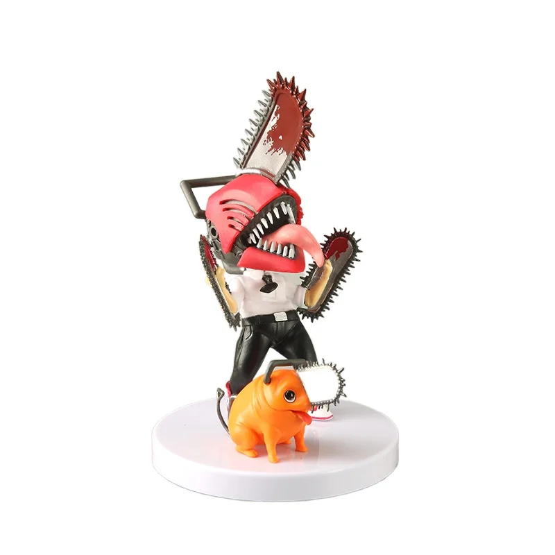 

Chainsaw Man Pochita 14.5cm Action Figures Anime Cartoon Chainsaw Dog Toy Decorations for Dolls