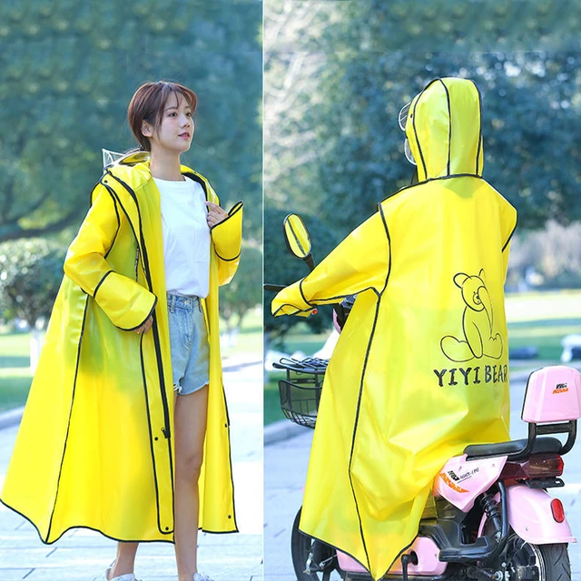 Manteau de Pluie à Capuche pour Adulte, Long, Noir, pour Randonnée en Plein  Air, Voyage, Pêche, Cyclisme, Nouvelle Mode - AliExpress