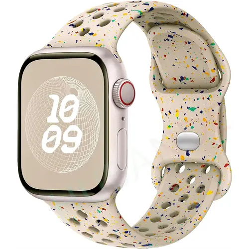 Strap For Apple Watch Band 44mm 49mm 45mm 40mm 41mm 38mm 42mm correa Breathable sports bracelet iwatch series 8 SE 7 6 5 9 Ultra - Image 19