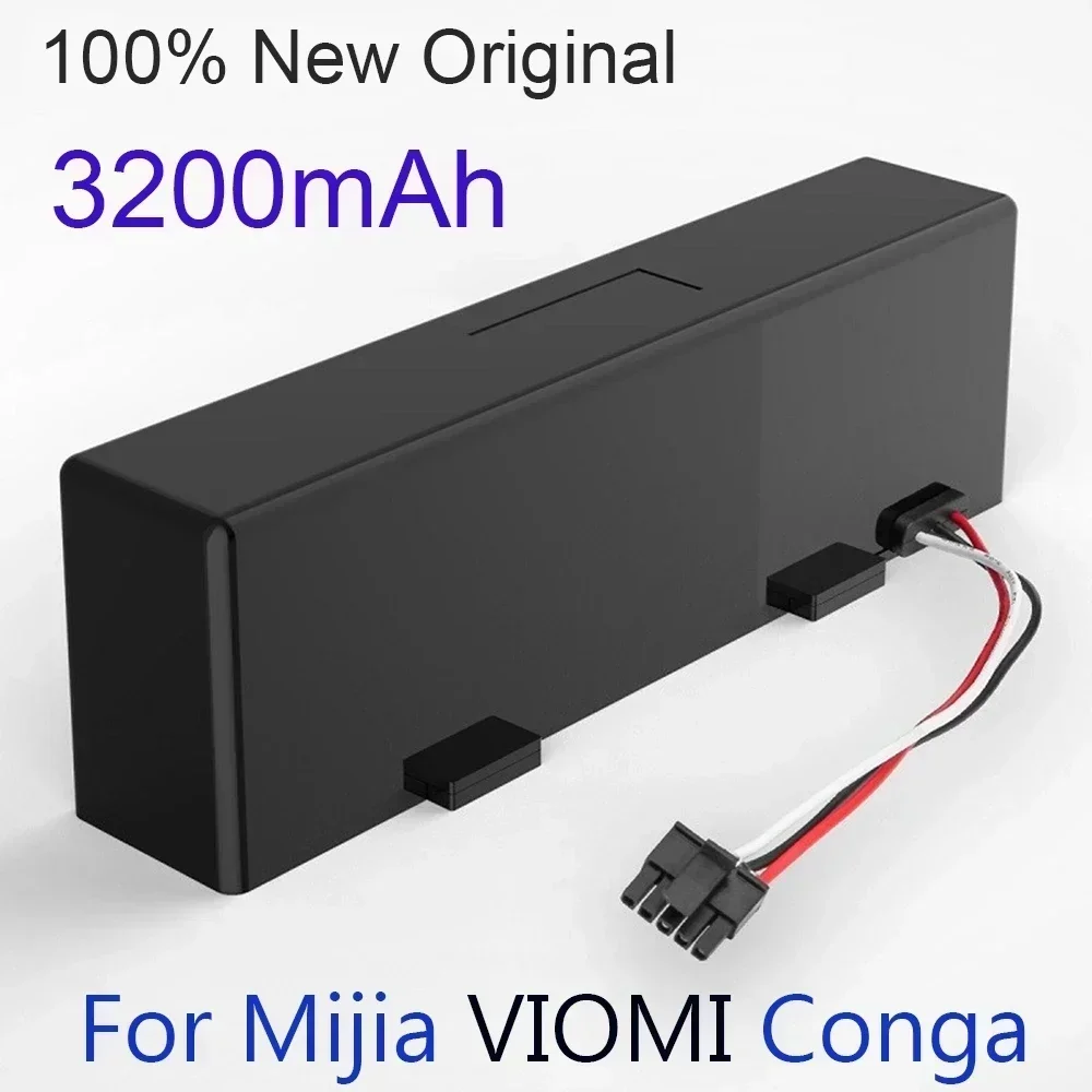 Оригинальная Аккумуляторная батарея для робота-пылесоса Conga 3290, 3390, 3490, 3590, 3690, 3790, 3890, 14,8 в, 3200 мАч