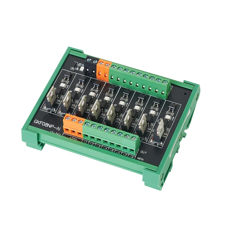 Plc Dc Output Din Rail Amplifier Board Plc Relay Board 24v Mcu Control Board Som Transistor 2/4