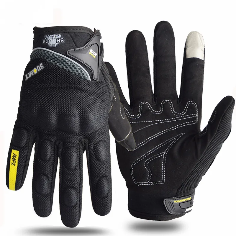 Motorcycle gloves Breathable Full Finger Racing Antiskid Wearable Size S-XXL
