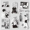 65PCS Anime Death Note Stickers Black White Decals Scrapbook Luggage Laptop Bike Suitcase Car Graffiti Sticker Decoration Toy 3