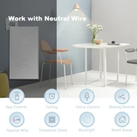 Bseed Smart EU UK 1 Gang 1Way Touch Wifi Light Switch Grey White Black Smart Switches Tuya Alexa Compatible Home Decoration - Image 3