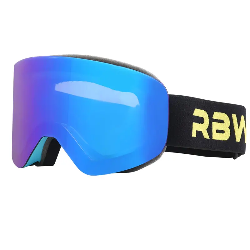 RBworld Ski Goggles Magnetic Double Layer Lens Magnet Skiing Anti