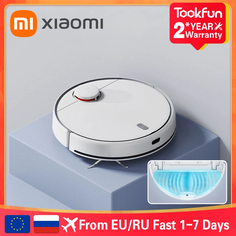 New Xiaomi Mijia Robot Vacuum Cleaner Mop 2 Pro Sweeping Washing Vibration Mopping 2800pa Cyclone Suction Wifi Smart Planned Map Vacuum