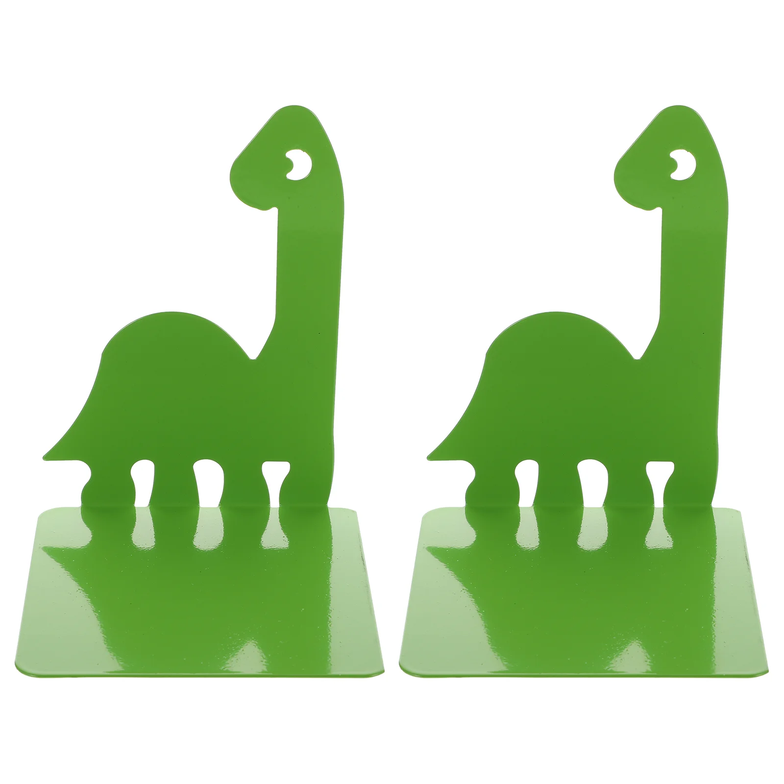 

Dinosaur Metal Bookend Holder Table Decor Bookshelf Rack Iron Heavy Duty Support Stopper Office