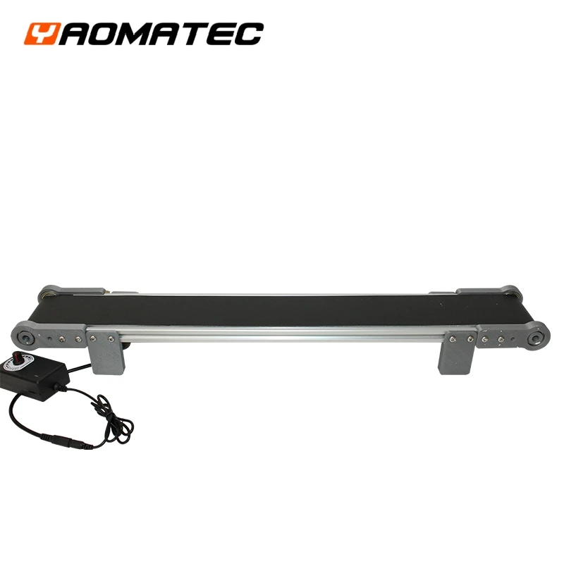 70CM*10CM Adjustable Speed Rubber PVC Date Code Inkjet Printer Conveyor Belt Wid