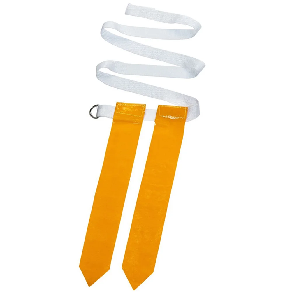 4Pcs American Football Waist Flags Nylon Rugby Belt Double Stitched Safe Kids Training Accessory Game Streamer Label Webbing view 3