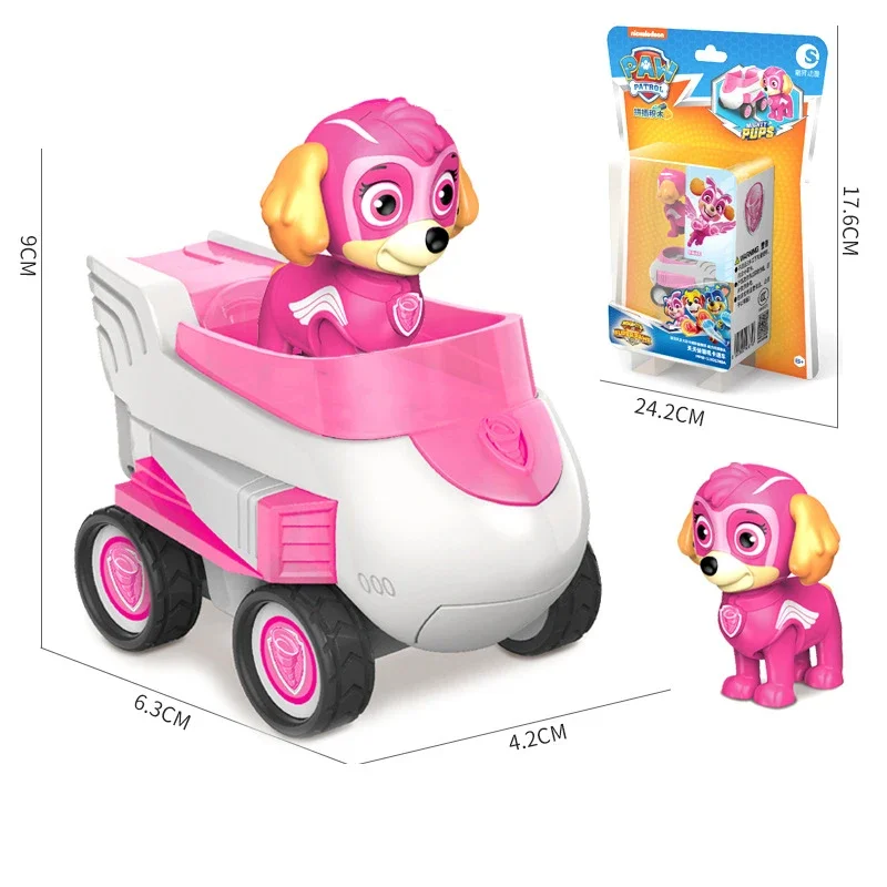 Paw Patrol Toy Supercar Chase Skye Marshall Pull Back Cars Playset Building Blocks Action Figure Children Toys Christmas Gift
