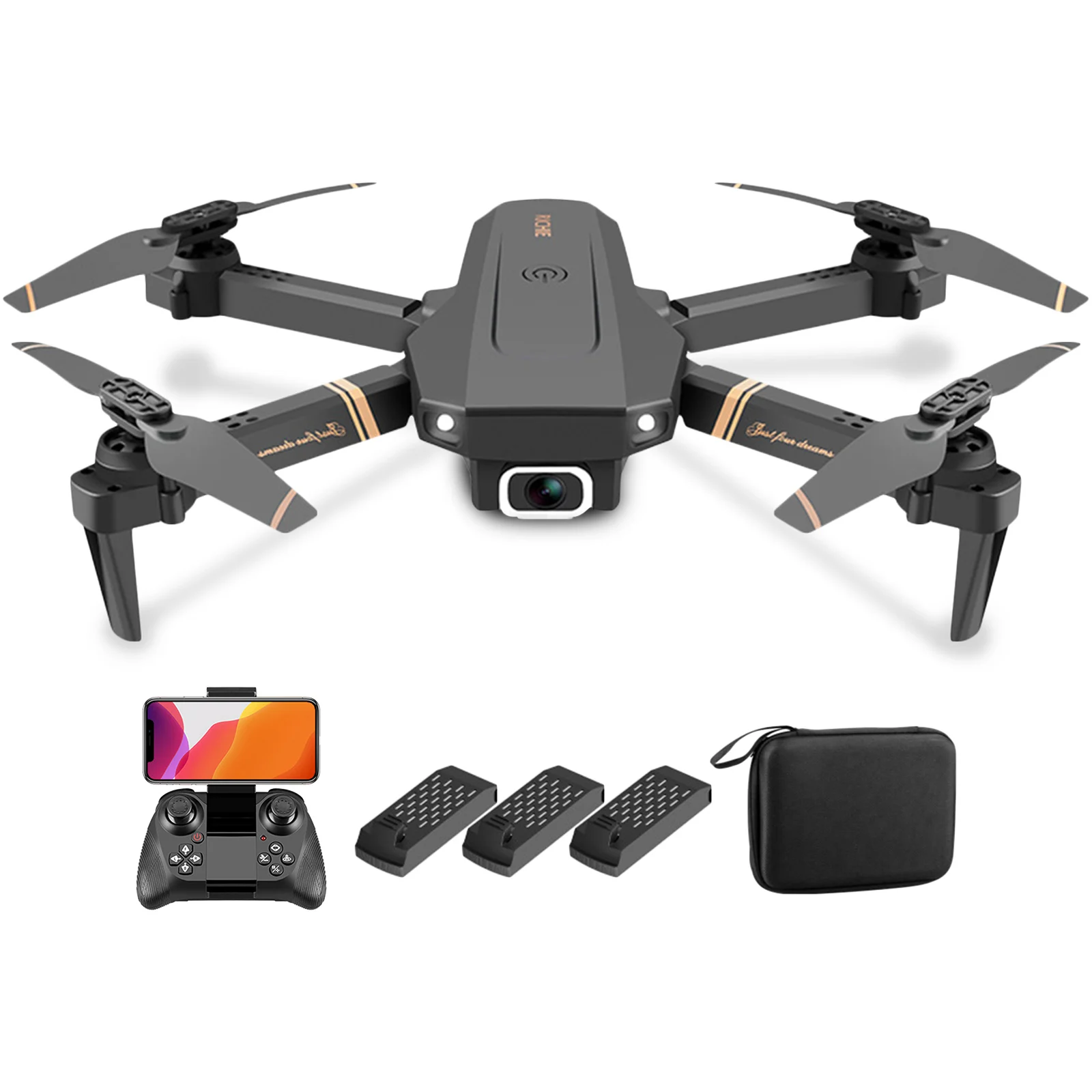 RC Helicopters classic 4DRC V4 WIFI FPV Drone WiFi live video FPV 4K/1080P HD Wide Angle Camera Foldable Altitude Hold Durable RC Quadcopter remote control helicopter with camera RC Helicopters