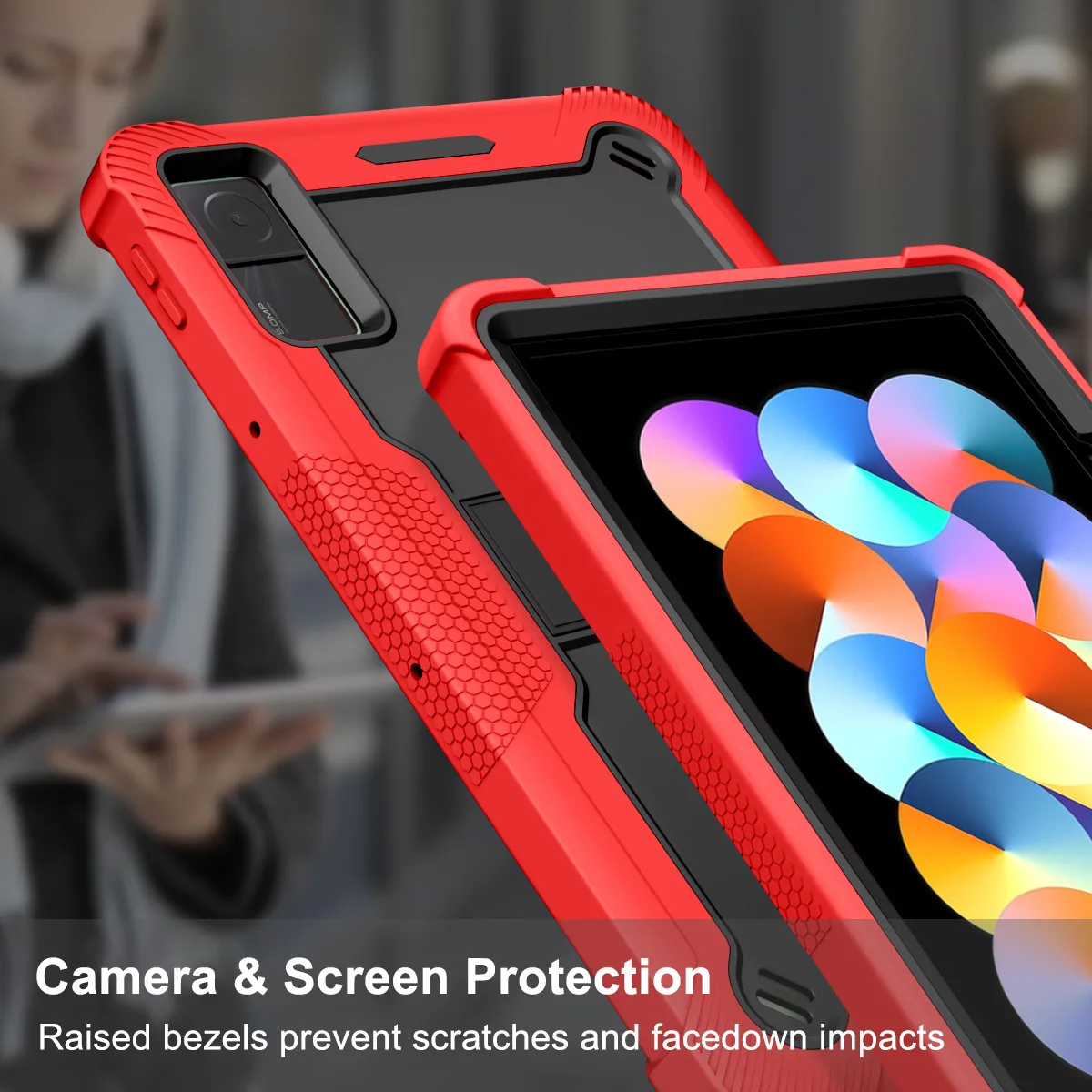 Silicone Hybrid Shockproof Case para Xiaomi, Kids