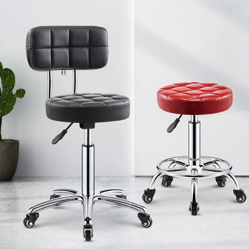 

Nordic Barber Chairs Rotating Lifting Pulley Beauty Chairs Large Work Stool Makeup and Hair Salon Manicure Round Stool