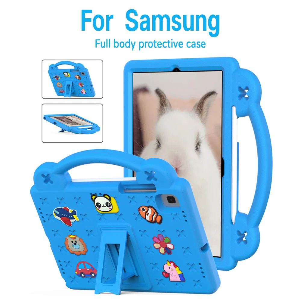 Cartoon EVA Tablet Case with Pen Slot - 10.9 Inch