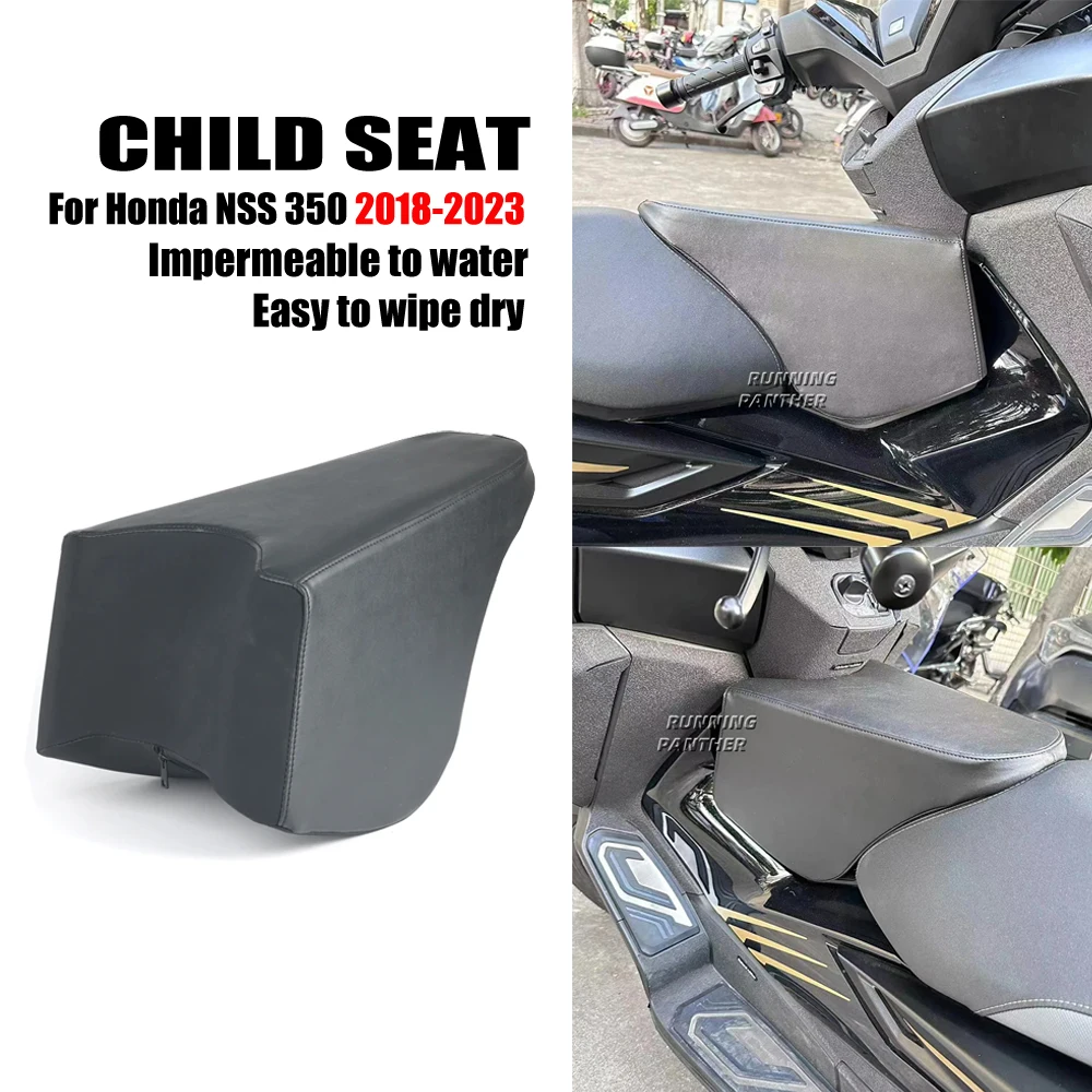 

Motorcycle Front Child Seat Extension Tank Children Sitting Cushion Pad Leather Pillow Seat For Honda NSS 350 NSS350 2018-2023