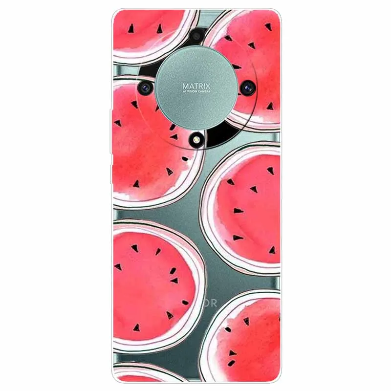 Transparent Cute Soft Silicone TPU Phone Case for Honor Magic 6 Lite 5G - Clear Protective Cover