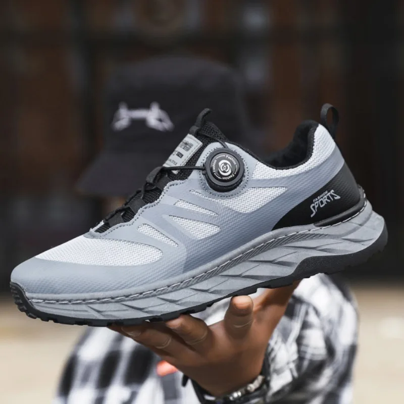 Luxury Men's Sneakers Breathable Sport Anti Slip Running Shoes Light Cushioning Basketball Sneaker Trend Street Style Walking 2