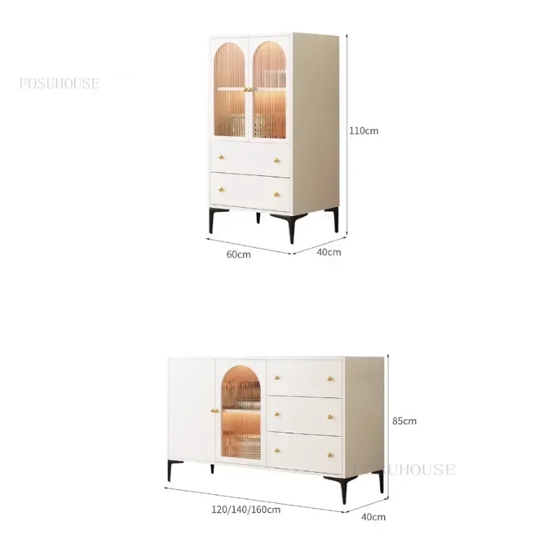 French Minimalist Sideboard Cabinet for Table Luxury Kitchen et Sideboards ware Home Furniture Wall Storage Cabinet K