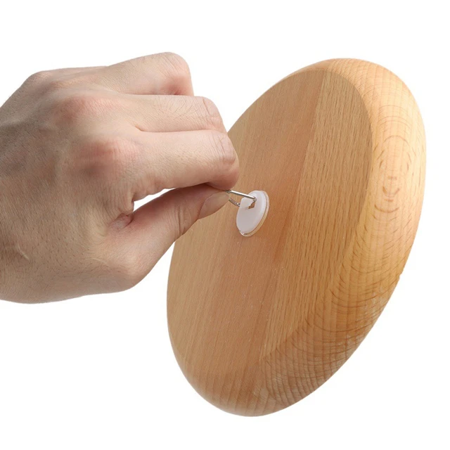 20Db/Beállított Tányér Fogas Horg Láthatatlan Fali Dekorációs Keret Kerek Kerámia Tányérfestő Horog - Image 5