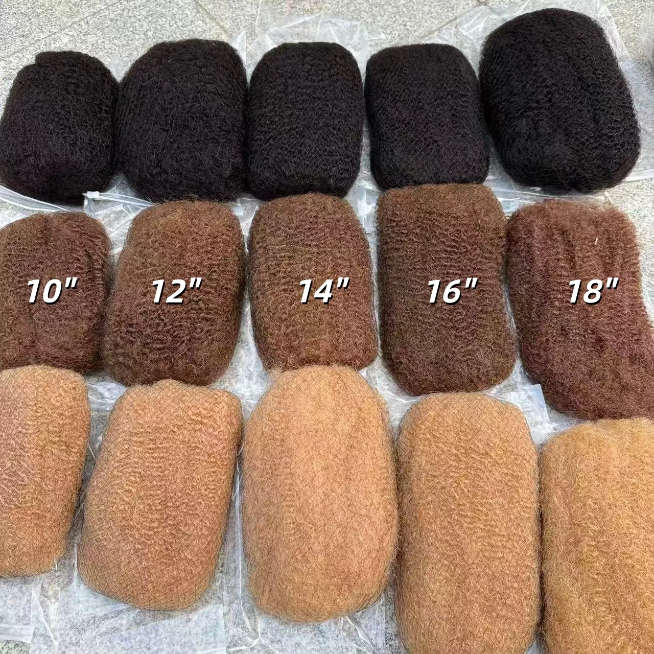 QVR Kinky Twist Crochet Braiding Hair 50g/Pc Human Hair Bundles 10-18 Inches Afro Kinky Curly Bulk Hair Human Hair Bulks 2