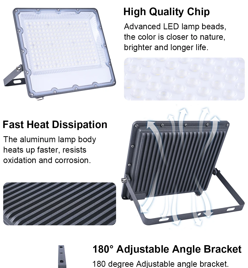 LED Flood Light AC 220V 100W 200W 300W 10W 20W 30W 50W 100W IP66 Sa2e571e65fcb4572af7fb05bbd471166D