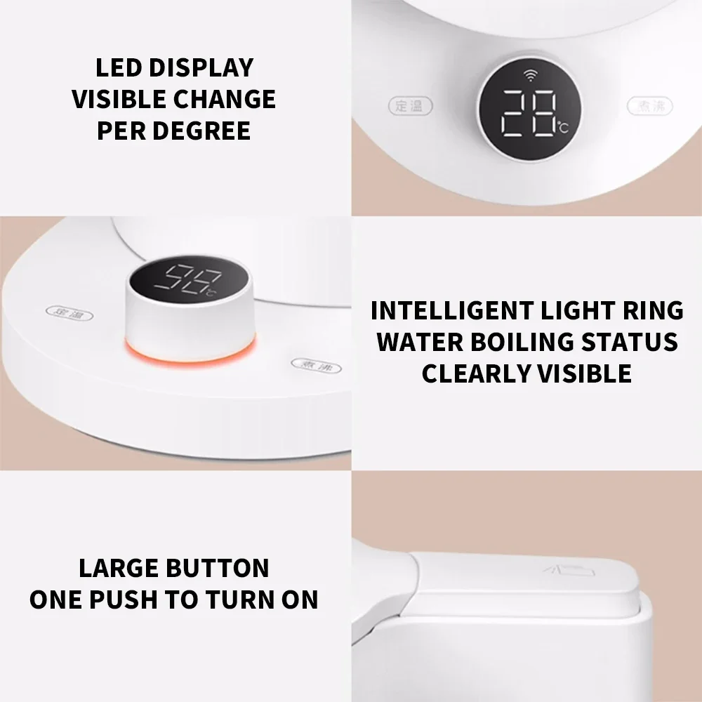 Electric Kettle XIAOMI MIJIA Smart Kettle 2 Pro Kitchen Appliances LED Display 24H Intelligent Temperature Constant