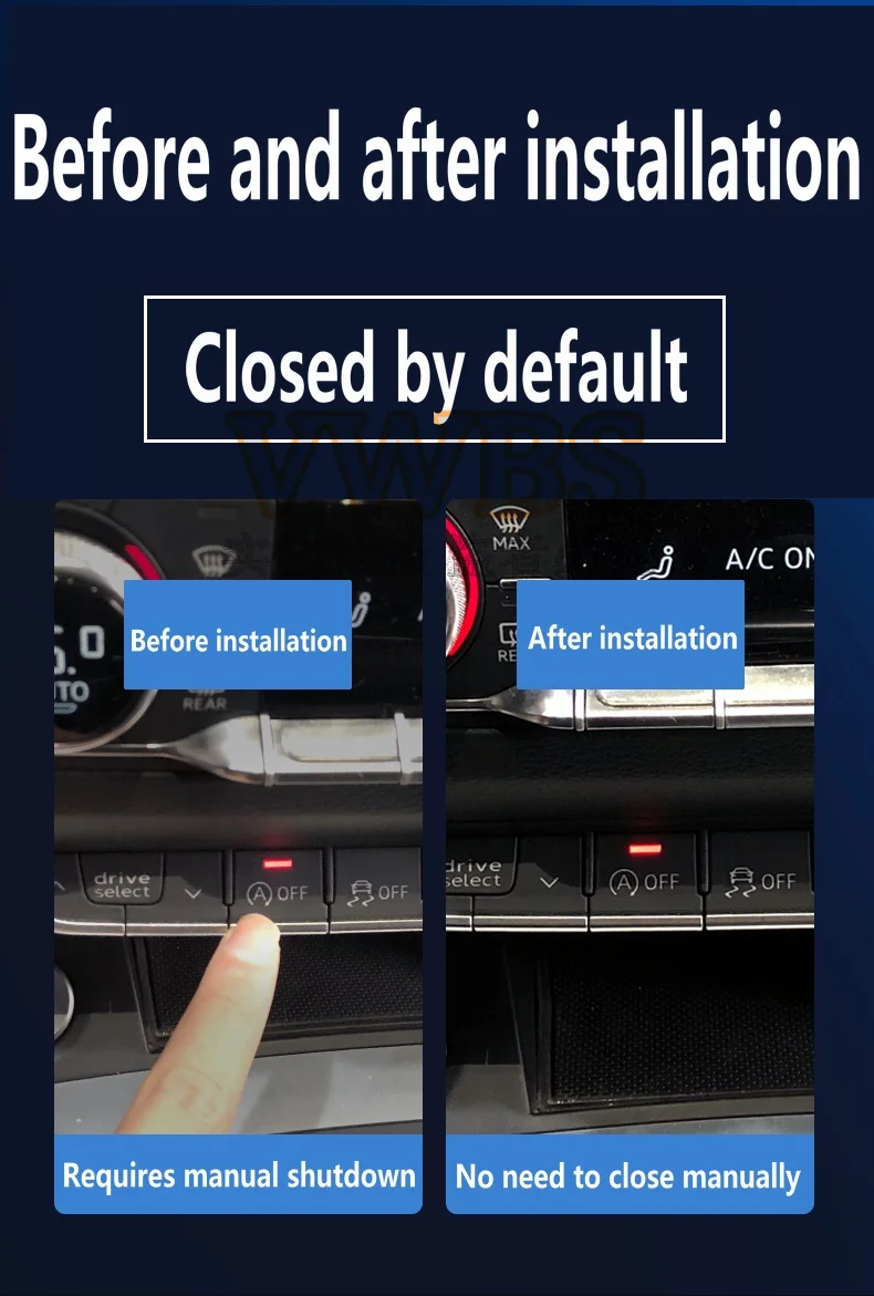 Car Automatic Stop Start Engine System Off Device Control Sensor for Audi A4 B9/A5 F5 /A3 8V/Q5 FY/Q3 8U F3/Q2 S4 S5 RS4 RS5 engine stop start sensor plug