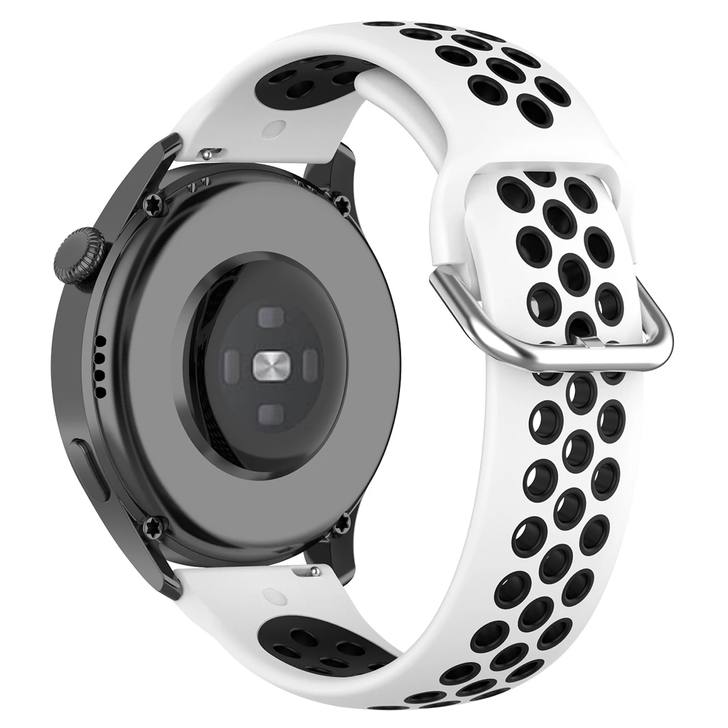 Silicone Smart Watch Strap - Adjustable 20/22mm Band for Enhanced Comfort and Style