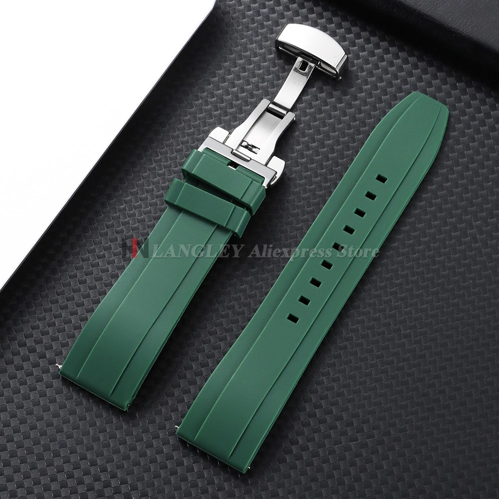 Premium Quick Release Silicone Watch Strap - Versatile Rubber Band in Multiple Sizes