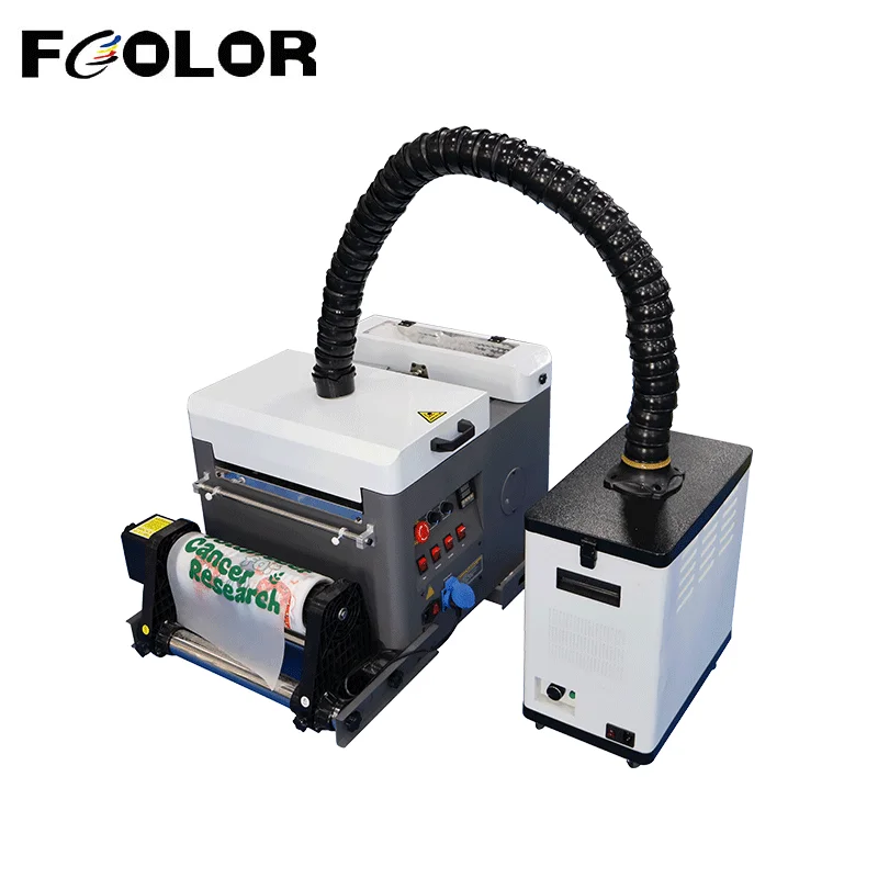 

FCOLOR 30 cm DTF Powder Shaker with DTF Smoke Purifier Fume Extractor for Epson L8050 L1800 1390 1400 XP600 DX5 A3 DTF Printer