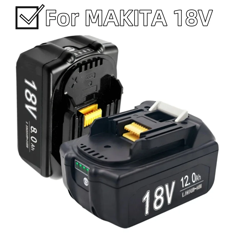18V 12.0Ah Makita LED lithium ion replacement LXT BL1860B BL1860 BL1850 Makita rechargeable power tool battery rechargeable power tool battery