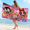 P-PowerpuffES-GirlS Towel Microfiber Beach Towel Absorbent Quick dry Soft Yoga Swimming Resort Mountain Climbing Towel 1