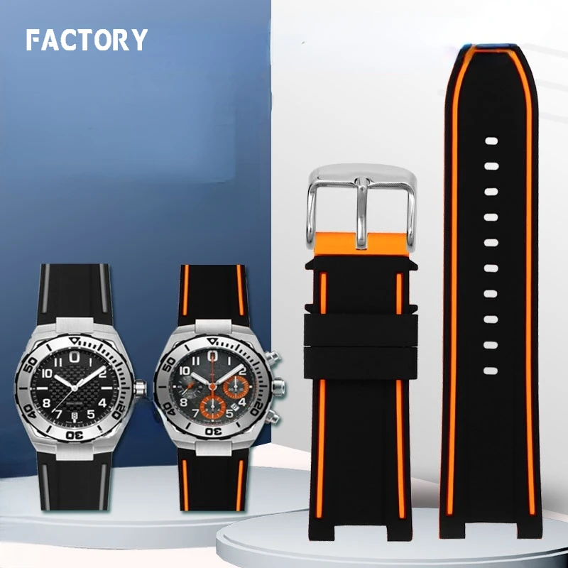 Cinturino In Silicone Impermeabile Morbido Per Hamilton Khaki Navy Manta Ray H78716983/78615335 Accessori Per Cinturini In Silicone Maschile