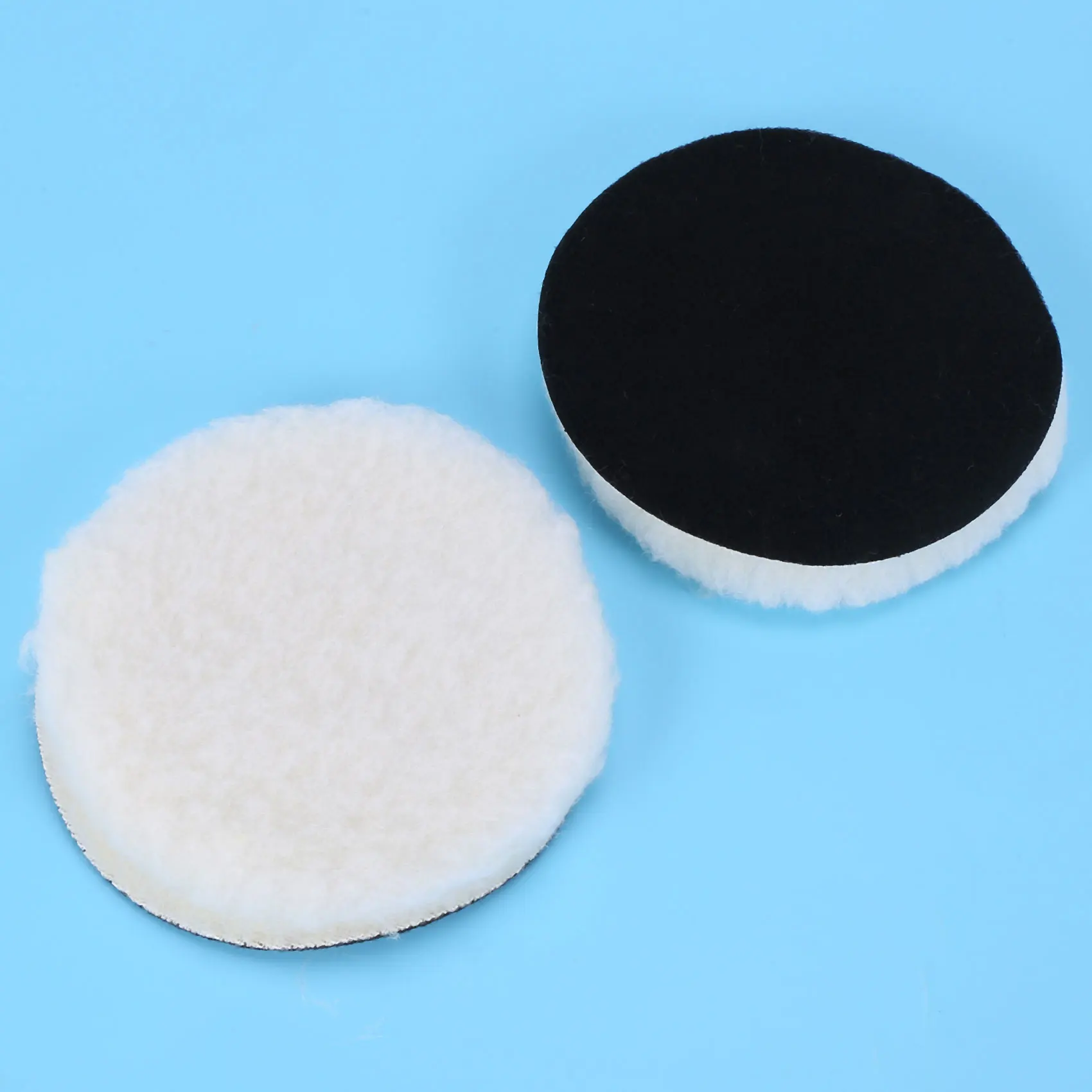 10 Pcs 125 Mm Car Polishing Pad 5 Inch Polish Waxing Pads Wool Polisher Bonnet Car Paint Care Wool Polishing Pad car polisher cordless car polisher
