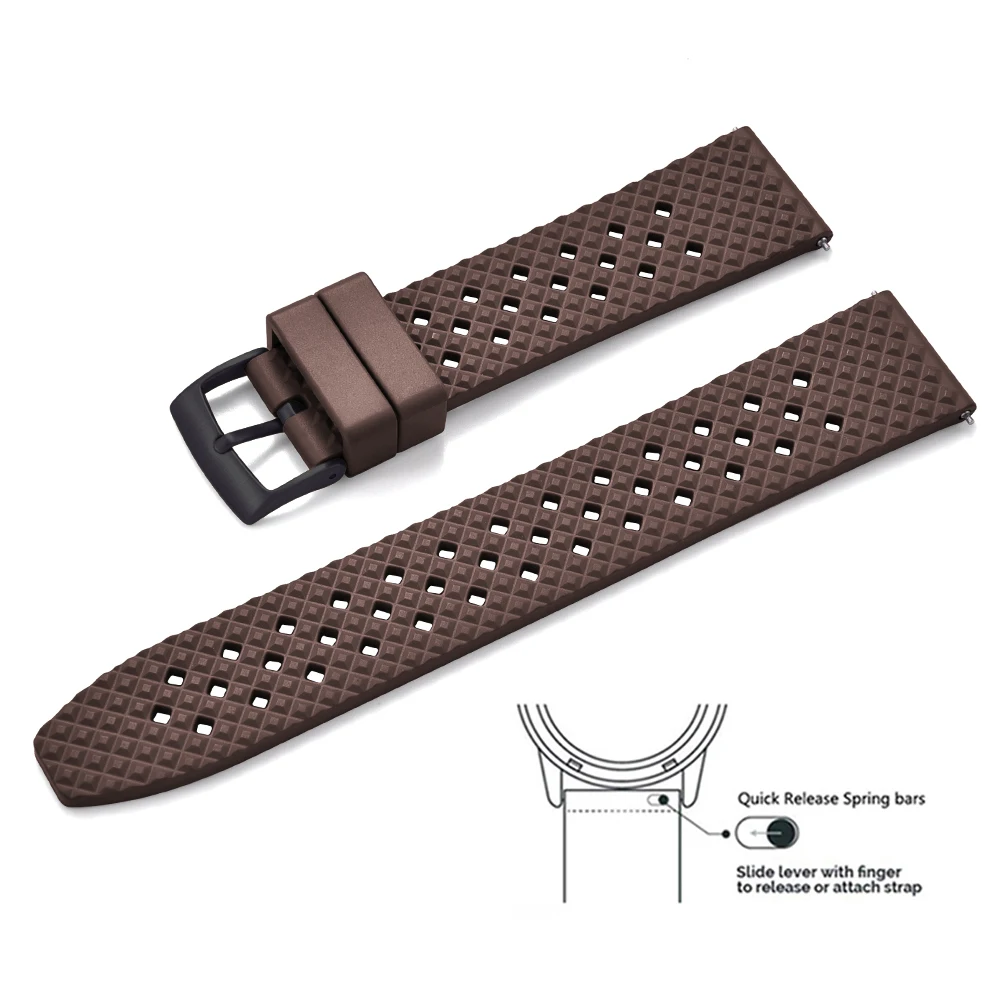 Cinturino per orologio in gomma FKM tropicale