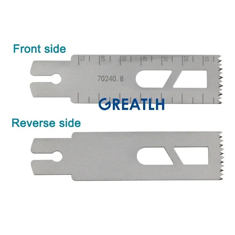 GREATLH Bojin Bone Saw Blades Bone Cutting Saw Blade Orthopedic Blade Orthopedic Surgical Instrument Pet